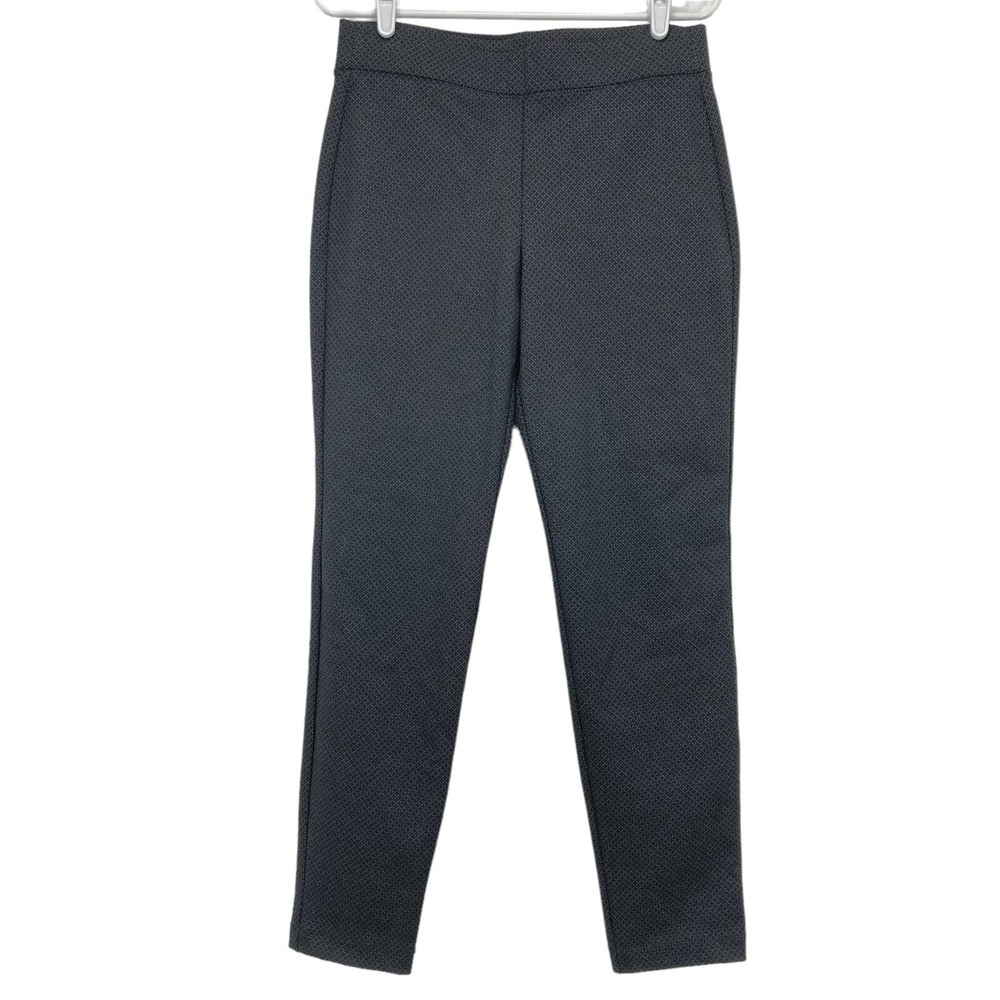 Croft & Barrow Womens Black Leggings Pants Sz S Pull-on High Rise Skinny Stretch